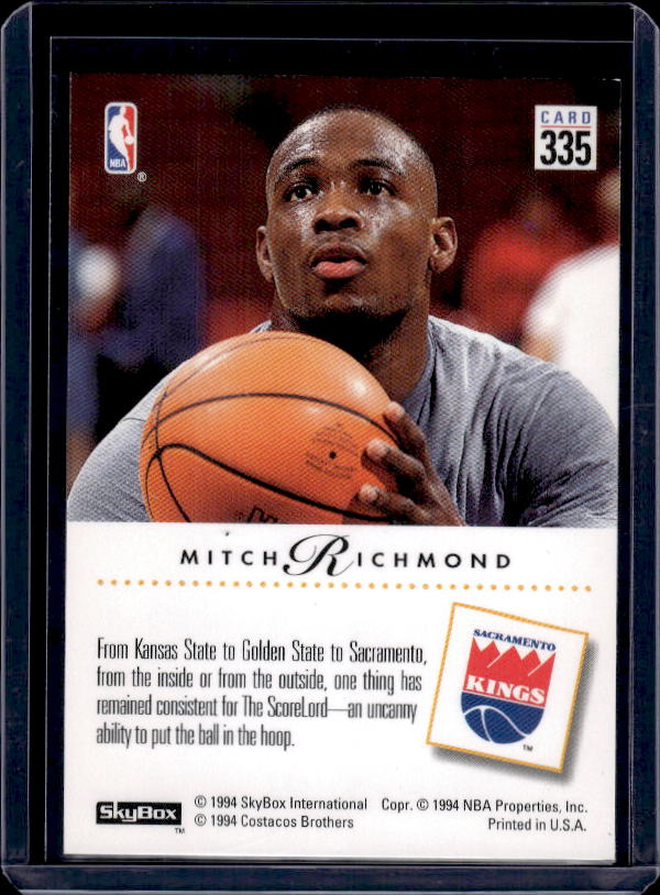 1993-94 SkyBox Premium #335 Mitch Richmond