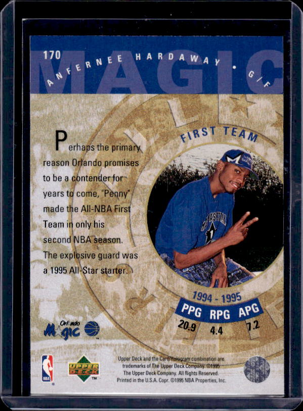 1995-96 Upper Deck #170 Anfernee Hardaway