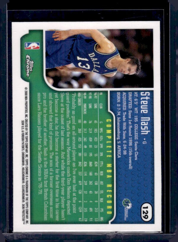 1999-00 Topps Chrome #129 Steve Nash