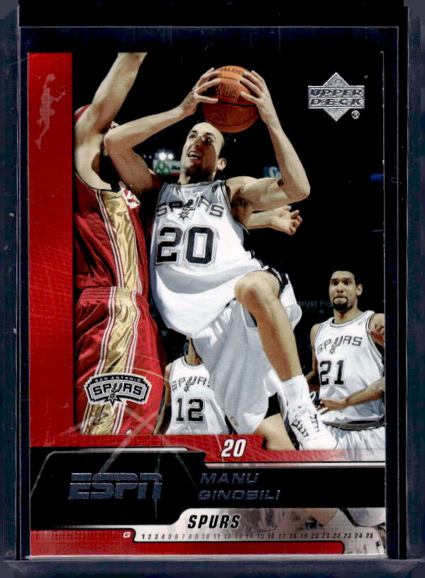2005-06 Upper Deck ESPN #76 Manu Ginobili