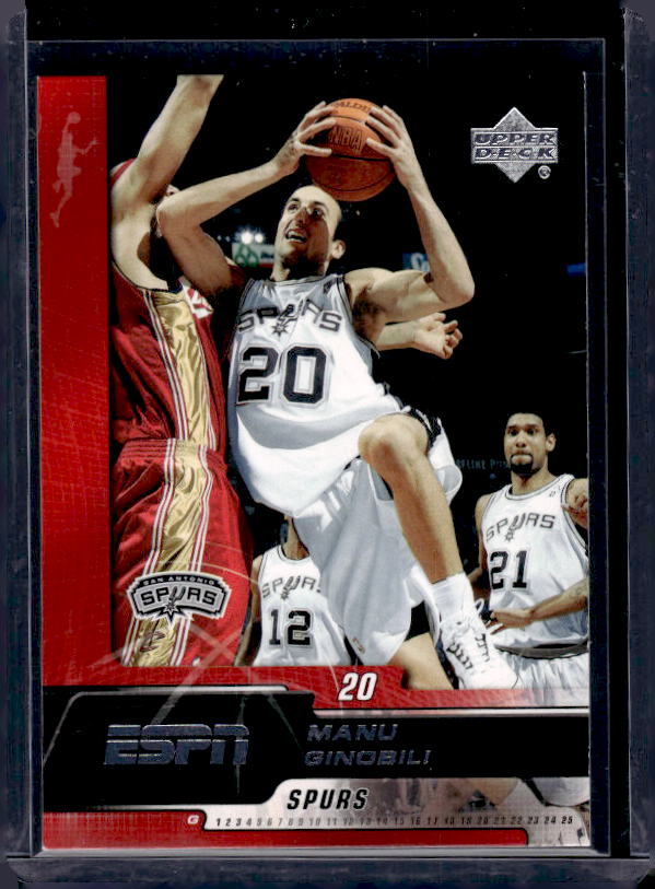 2005-06 Upper Deck ESPN #76 Manu Ginobili