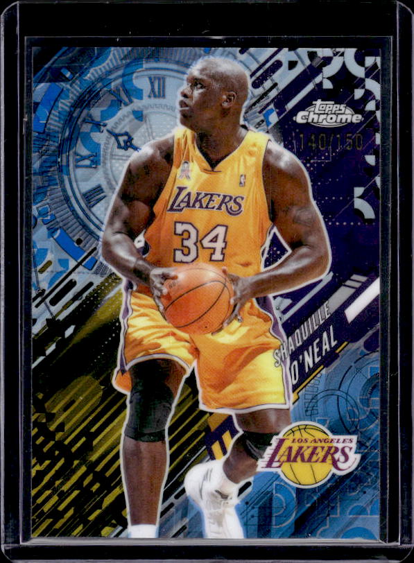 2025-26 Topps Chrome Update #GT-8 Shaquille O’Neal Go Time Blue #/150