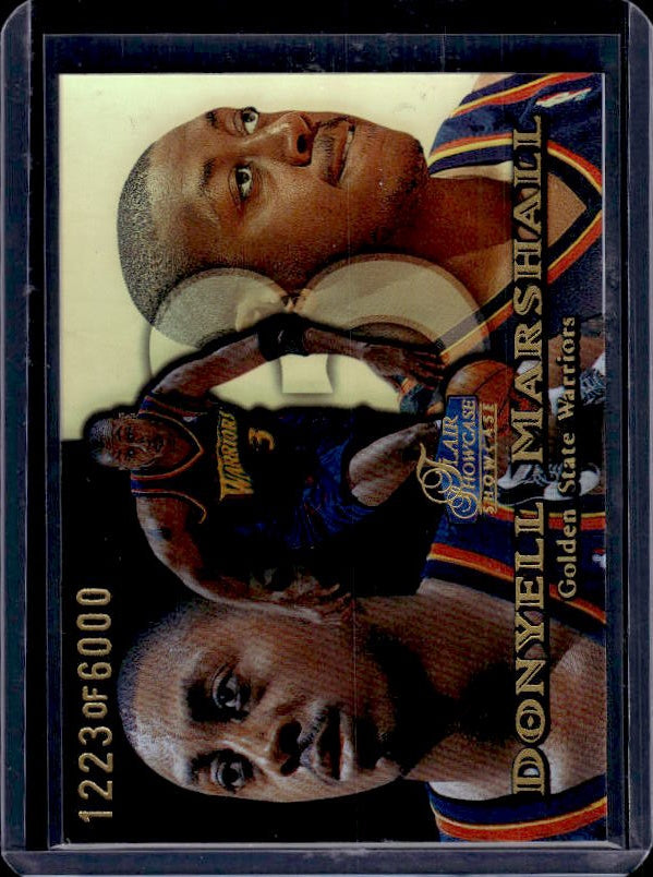 1998-99 Flair Showcase #71 Donyell Marshall Flair Showcase Row 1 #/6000