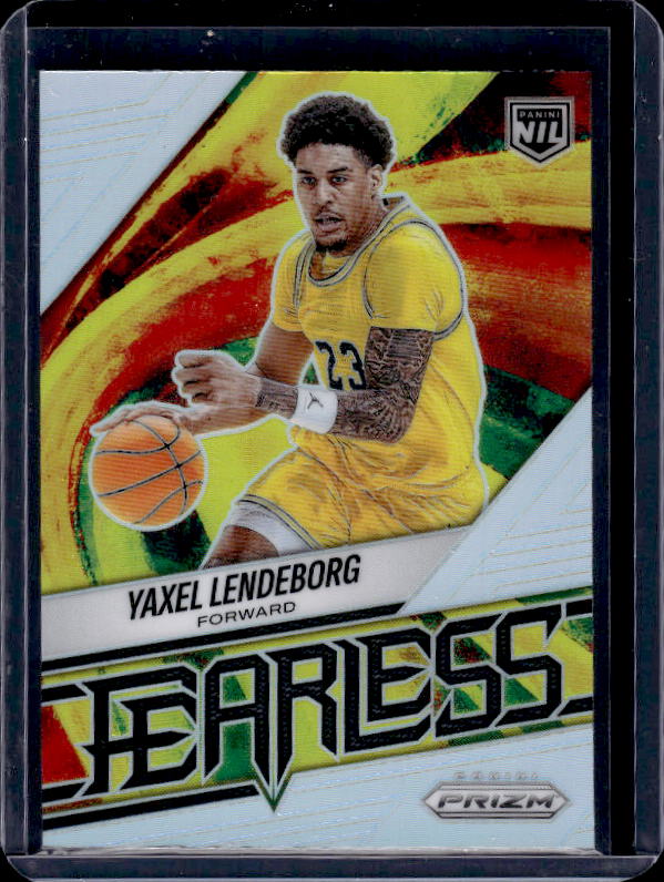 2025-26 Panini Prizm #10 Yaxel Lendeborg Fearless Silver
