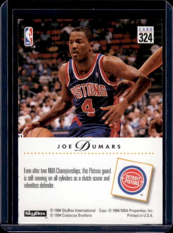 1993-94 SkyBox Premium #324 Joe Dumars