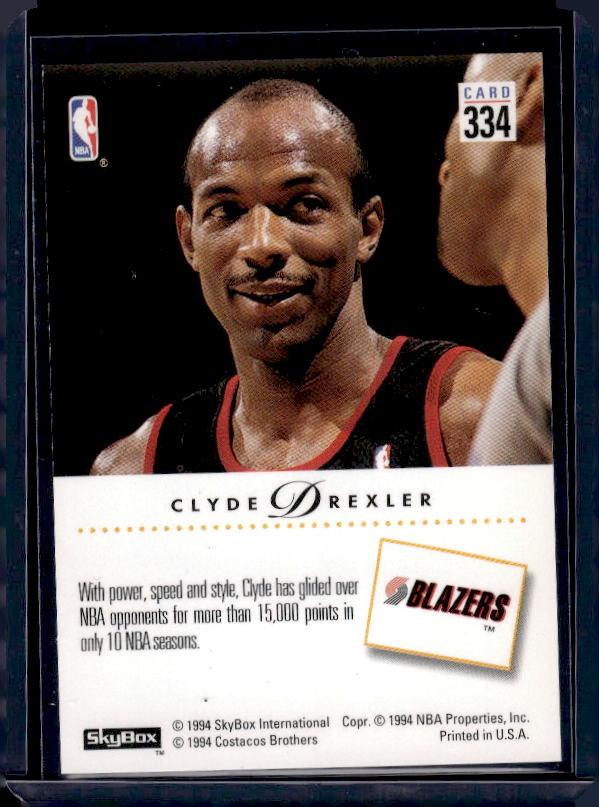 1993-94 SkyBox Premium #334 Clyde Drexler