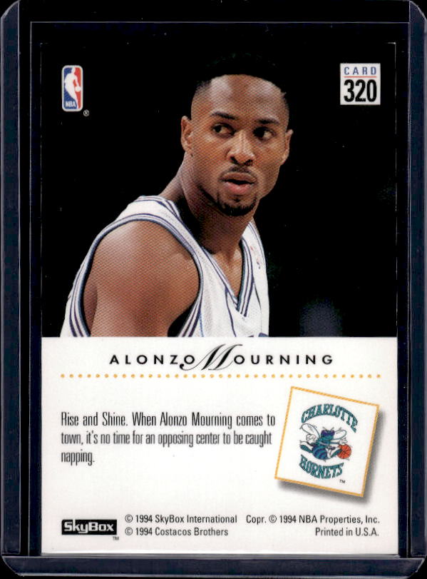 1993-94 SkyBox Premium #320 Alonzo Mourning