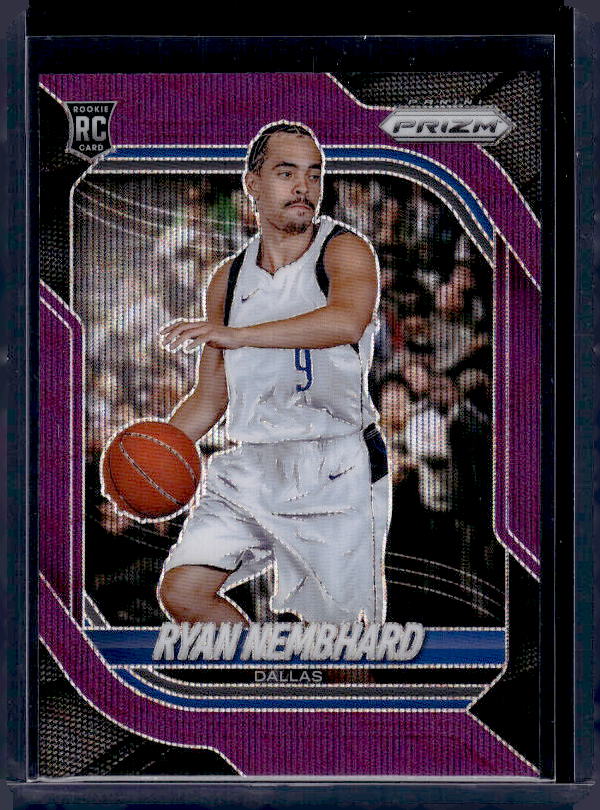 2025-26 Panini Prizm #48 Ryan Nembhard Purple Wave Prizm