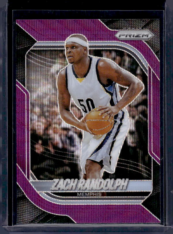 2025-26 Panini Prizm #184 Zach Randolph Purple Wave Prizm
