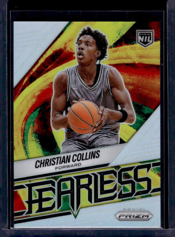 2025-26 Panini Prizm #6 Christian Collins Fearless Prizms Silver