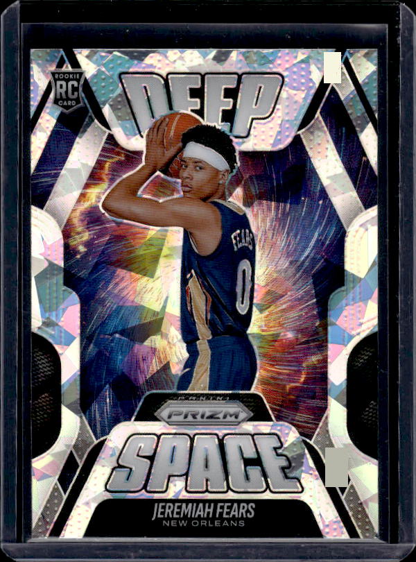 2025-26 Panini Prizm #6 Jeremiah Fears Deep Space Prizms Ice