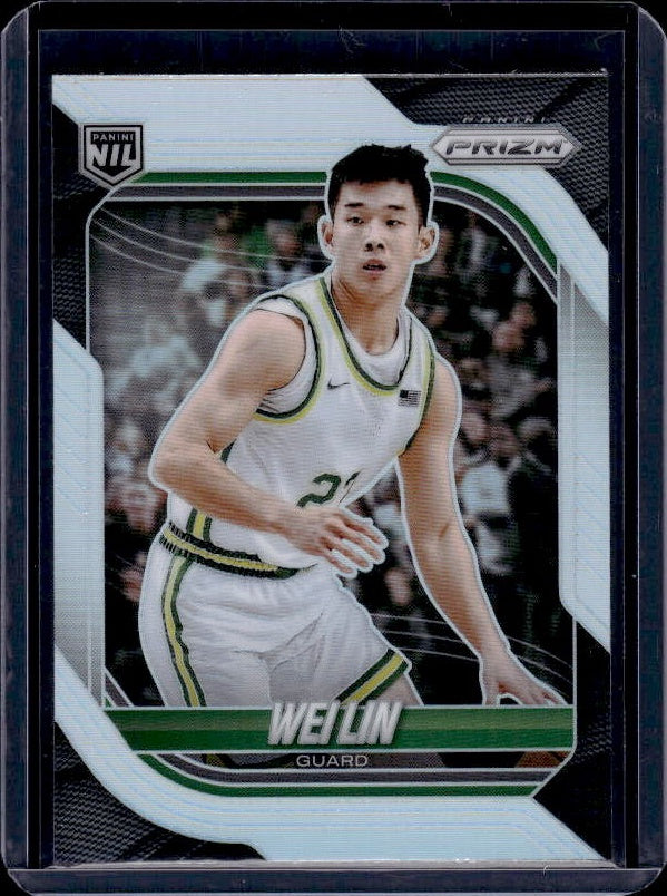 2025-26 Panini Prizm #161 Wei Lin Silver Prizm