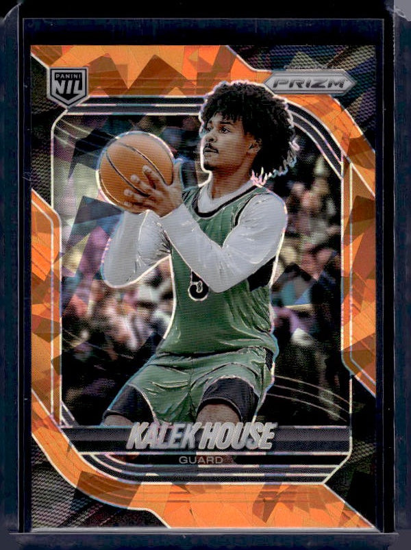 2025-26 Panini Prizm #118 Kalek House Orange Ice Prizm