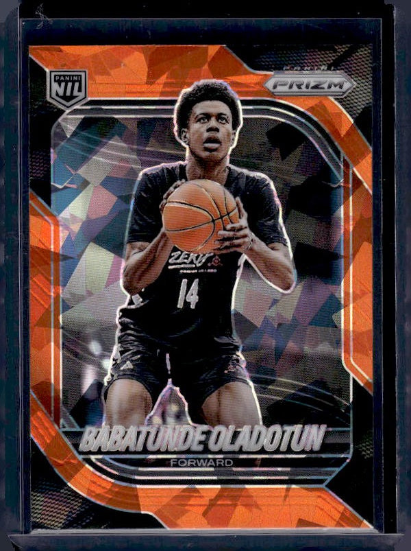 2025-26 Panini Prizm #98 Babatunde Oladotun Orange Ice Prizm