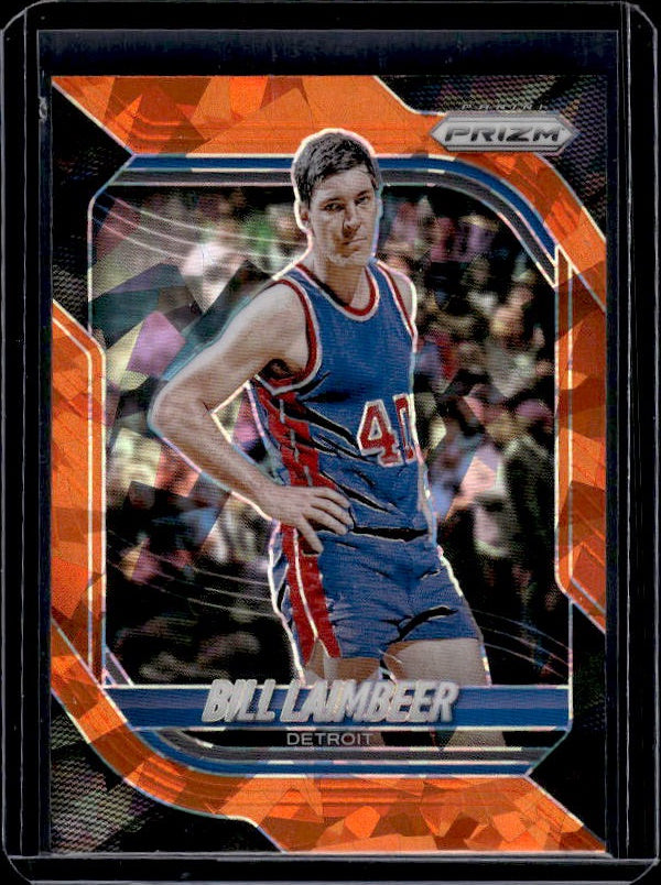 2025-26 Panini Prizm #60 Bill Laimbeer Orange Ice Prizm
