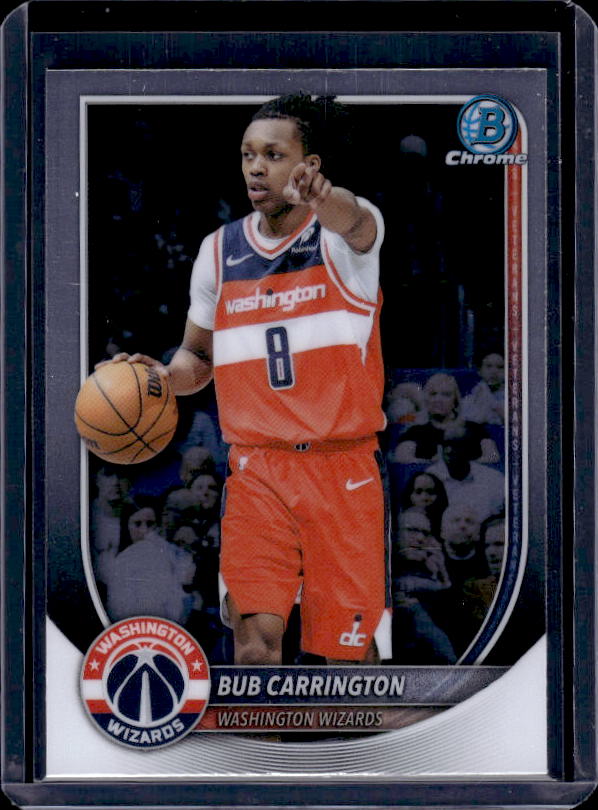 2025-26 Bowman #BCV-176 Bub Carrington Chrome Mojo Refractors