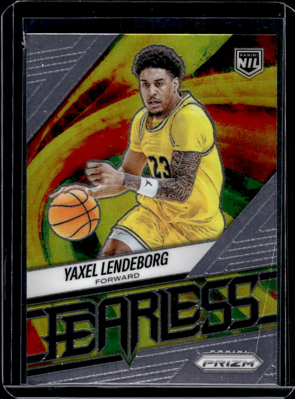 2025-26 Panini Prizm #18 Yaxel Lendeborg Fearless
