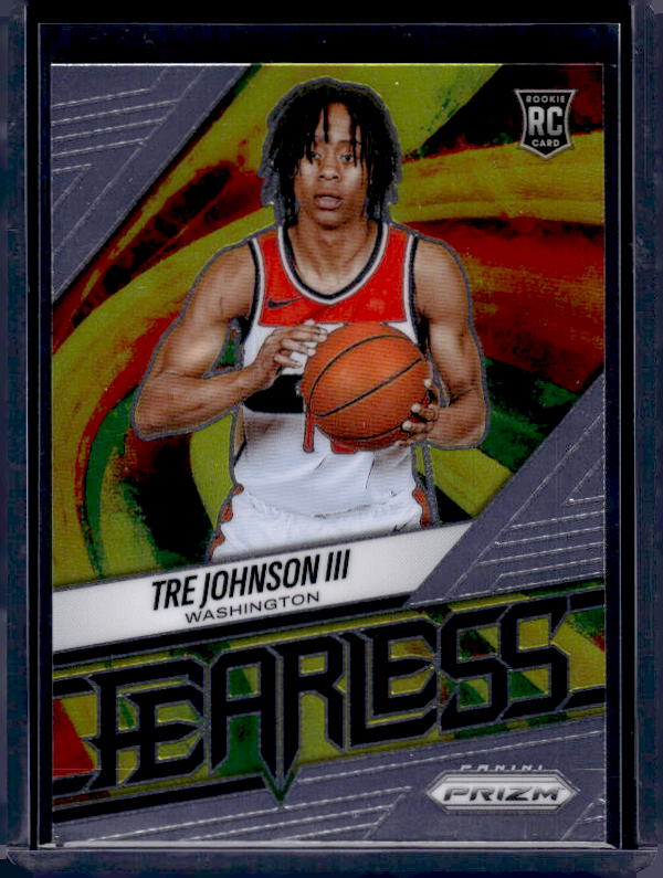2025-26 Panini Prizm #20 Tre Johnson III Fearless