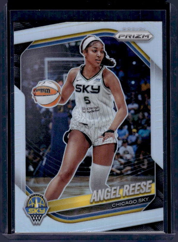 2025 Panini Prizm WNBA #92 Angel Reese Silver Prizms