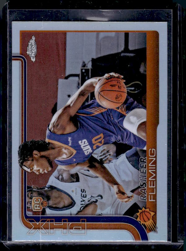 2025-26 Topps Chrome #281 Rasheer Fleming Refractor