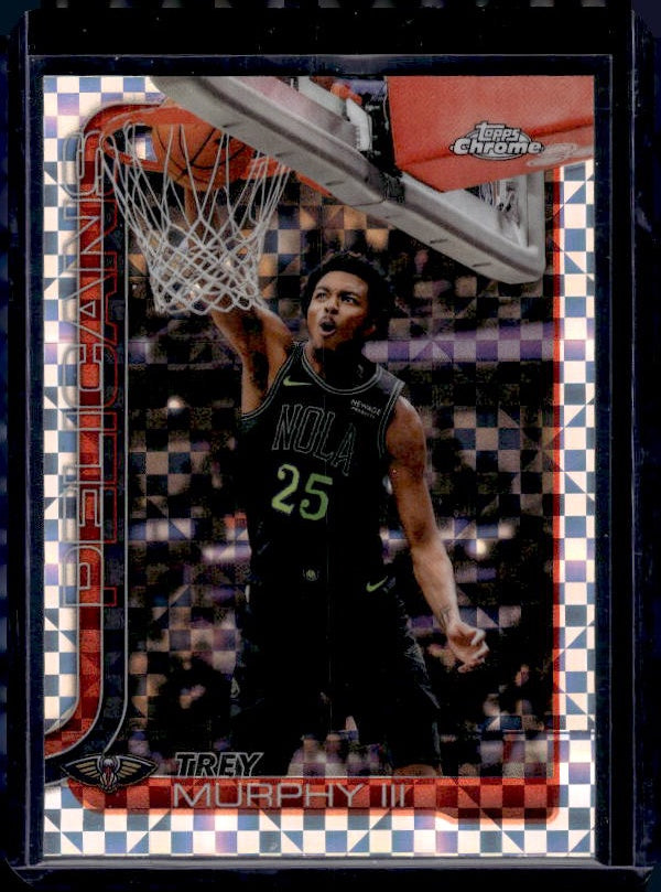 2025-26 Topps Chrome Update #56 Trey Murphy III X-Fractor