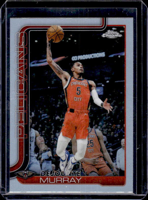 2025-26 Topps Chrome Update #89 Dejounte Murray Refractor