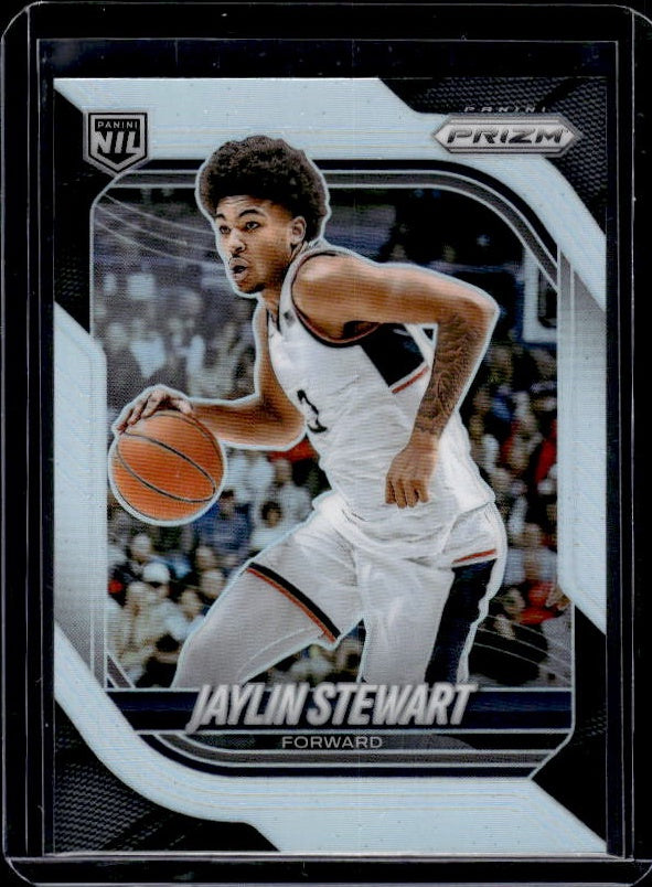 2025-26 Panini Prizm #91 Jaylin Stewart Silver Prizm