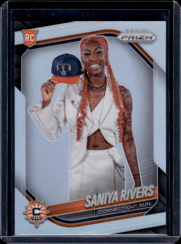 2025 Panini Prizm WNBA #150 Saniya Rivers Silver Prizms