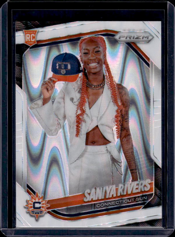 2025 Panini Prizm WNBA #150 Saniya Rivers Silver Prizms