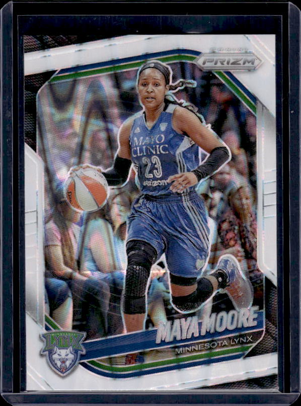 2025 Panini Prizm WNBA #135 Maya Moore White Seismic Prizms
