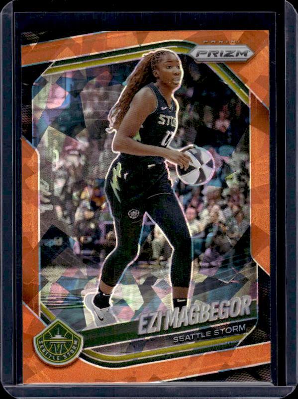 2025 Panini Prizm WNBA #36 Ezi Magbegor Orange Ice Prizms