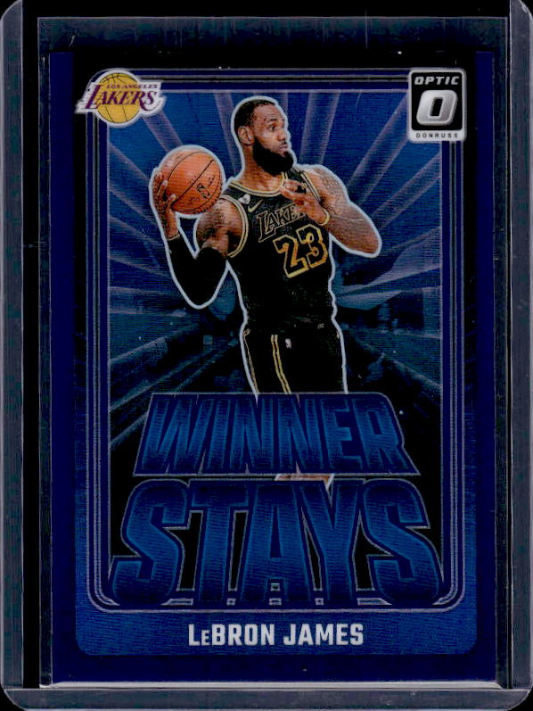 2024-25 Donruss Optic #1 LeBron James Winner Stays Purple