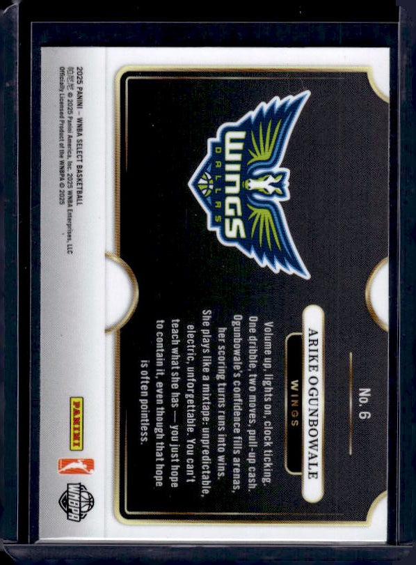 2024 Panini Select WNBA #6 Arike Ogunbowale