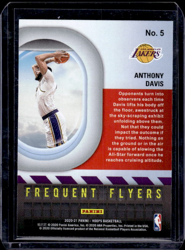 2020-21 Hoops #5 Anthony Davis Frequent Flyers