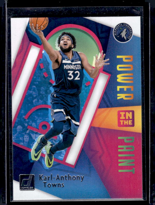 2020-21 Donruss #6 Karl-Anthony Towns Power in the Paint