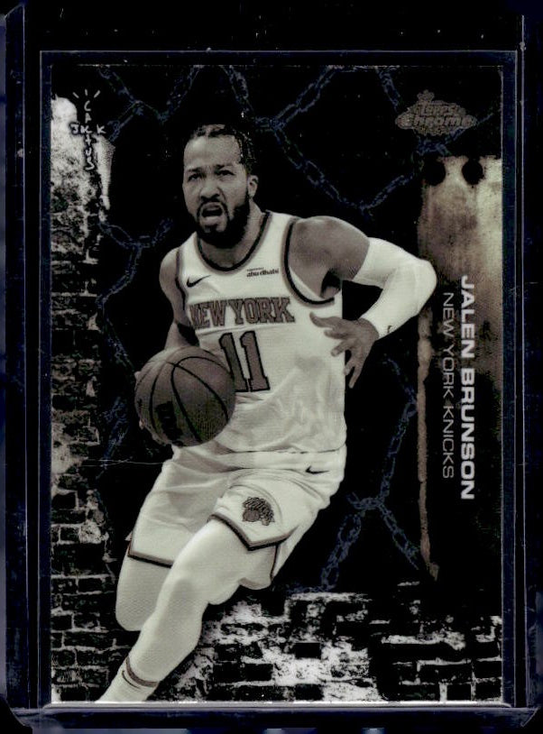 2025-26 Topps Chrome Cactus Jack #4 Jalen Brunson