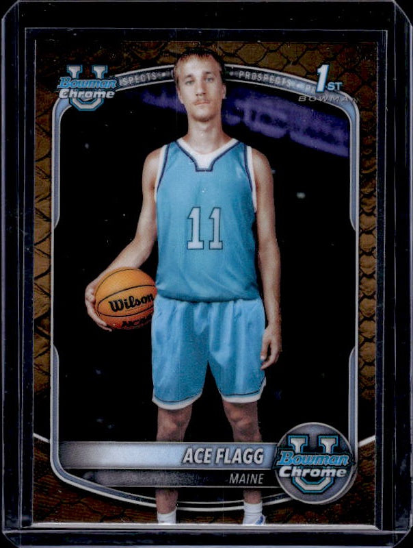 2025-26 Bowman #BCP-91 Ace Flagg Chrome Prospects Reptilian Refractor