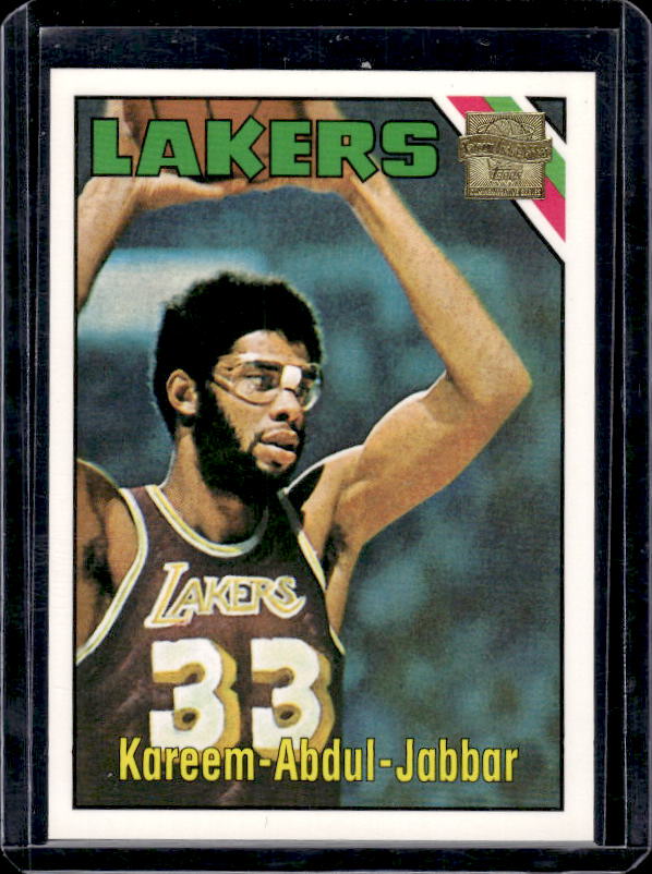2001-02 Topps #7 Kareem Abdul-Jabbar Kareem Abdul-Jabbar Commemorative Series