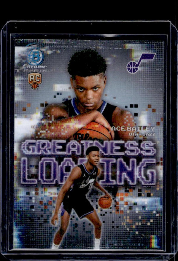 2025-26 Bowman #GL-5 Ace Bailey Greatness Loading Refractor