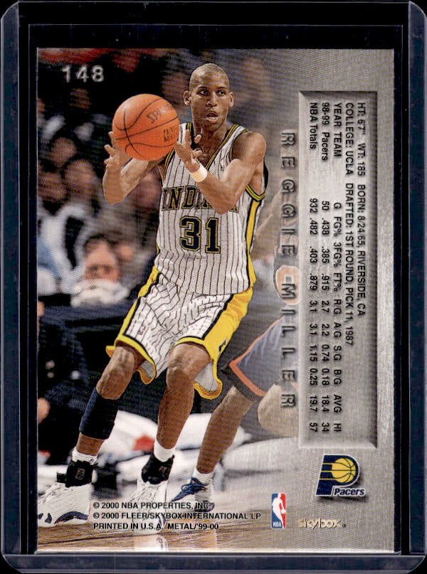 1999-00 Metal #148 Reggie Miller