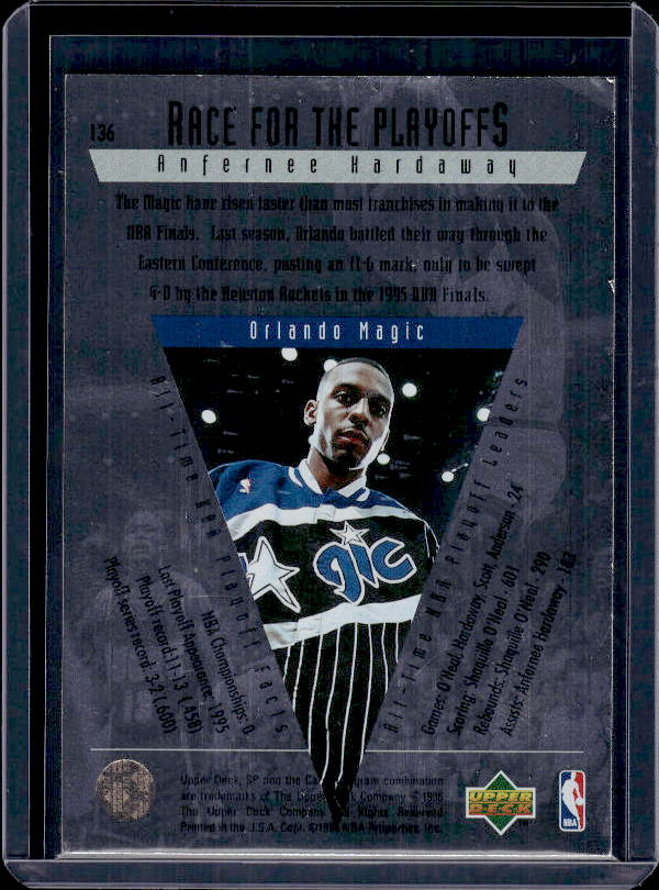 1995-96 SP Championship #136 Anfernee Hardaway