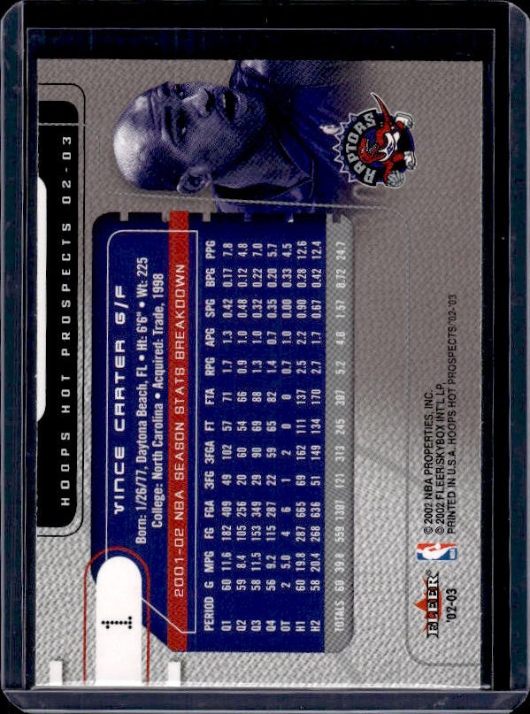 2002-03 Hoops Hot Prospects #1 Vince Carter