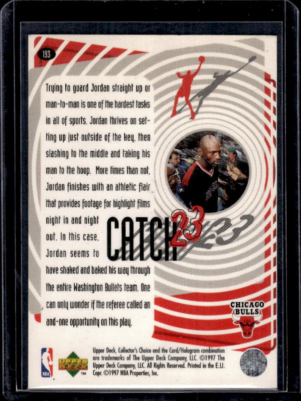 1997-98 Collector's Choice European #193 Michael Jordan