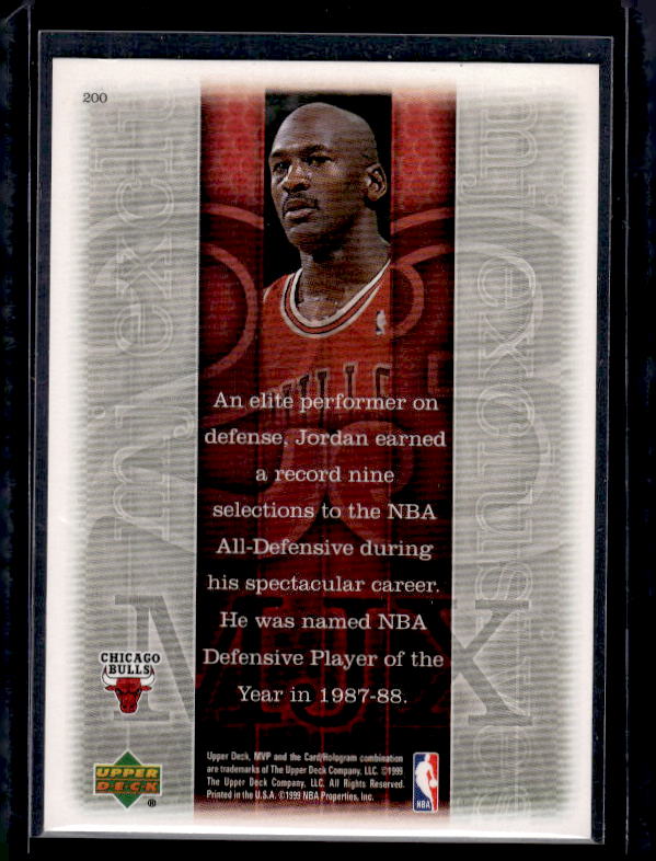 1999-00 Upper Deck MVP #200 Michael Jordan