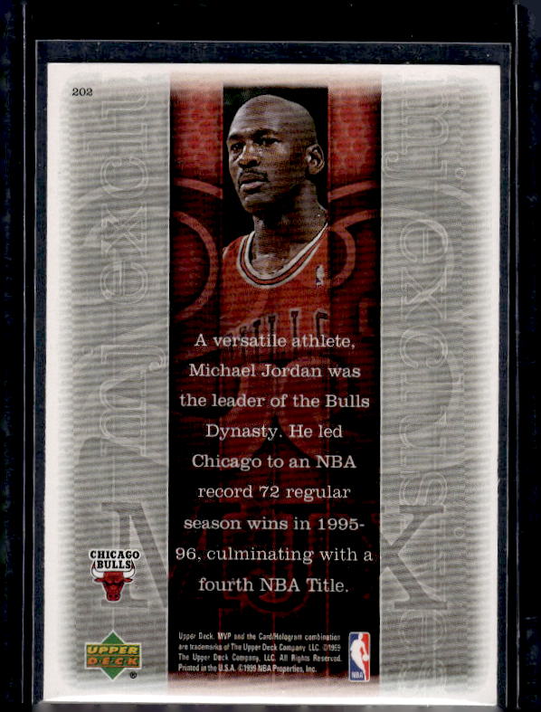 1999-00 Upper Deck MVP #202 Michael Jordan