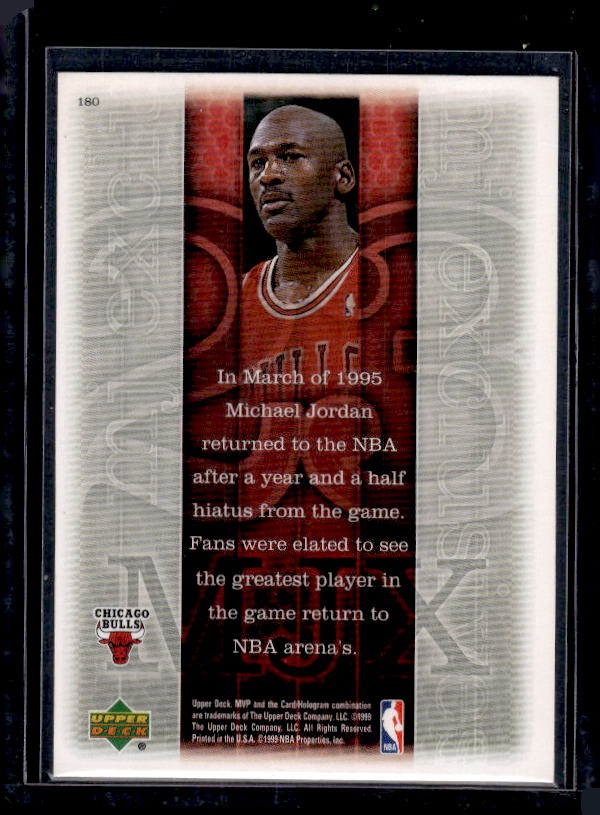 1999-00 Upper Deck MVP #180 Michael Jordan