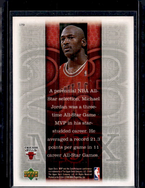 1999-00 Upper Deck MVP #179 Michael Jordan