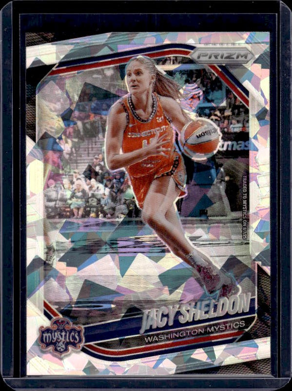 2025 Panini Prizm WNBA #113 Jacy Sheldon Ice Prizm