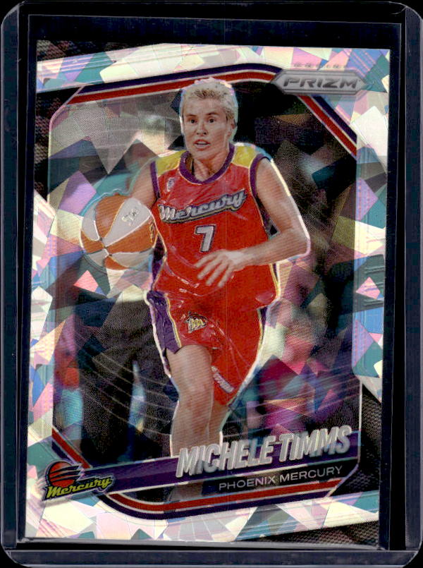 2025 Panini Prizm WNBA #133 Michele Timms Ice Prizm