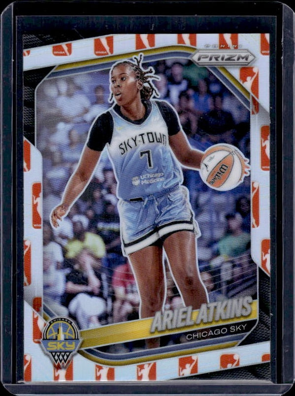 2025 Panini Prizm WNBA #13 Ariel Atkins WNBA Logo Prizm